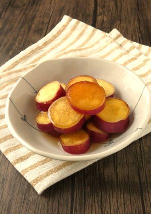 材料3つ★さつま芋の甘酢煮-レシピのメイン写真