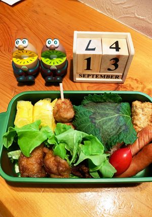 高一長女　お弁当(味噌焼きおにぎり13)-レシピのメイン写真