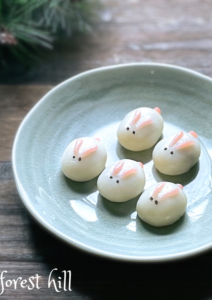 練り羊羹で簡単『うさぎのお団子』-レシピのメイン写真