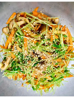 自家製麹調味料で作る豆苗の彩りナムル-レシピのメイン写真