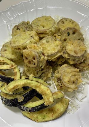 【餃子餡活用】茄子と蓮根の挟み揚げ-レシピのメイン写真