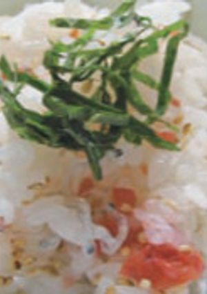 梅しらすごはん-レシピのメイン写真