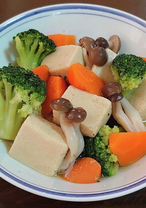 高野豆腐の彩り煮-レシピのメイン写真
