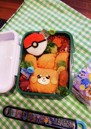 ポケモン新キャラ☆パモ弁当-レシピのメイン写真