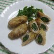 菜の花の豚肉包み揚げ