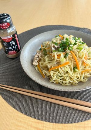 簡単！調味料1つで作る！塩焼きそば-レシピのメイン写真