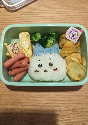 キャラ弁 ちいかわハチワレ-レシピのメイン写真