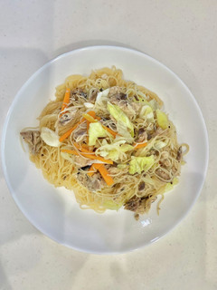 簡単絶品!さばと野菜の焼きビーフン-レシピのメイン写真