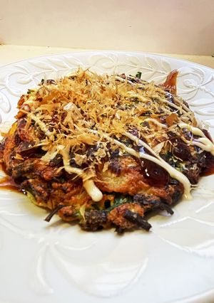 オートミールのカリッ!フワッ!お好み焼き-レシピのメイン写真