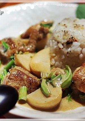 鶏とカブのしょうゆチーズクリーム-レシピのメイン写真