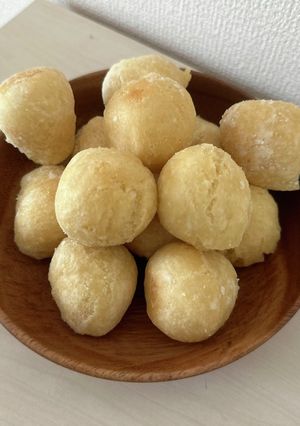 カリカリもちもち★米粉と豆腐のドーナツ-レシピのメイン写真