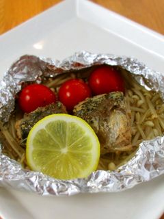 さば缶ときのこのホイル焼き-レシピのメイン写真