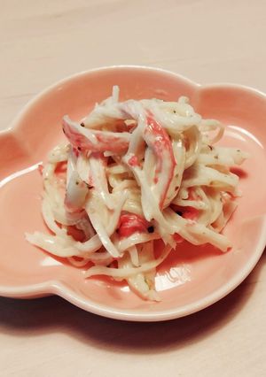 スケソウダラのすり身のわさびマヨ和え-レシピのメイン写真