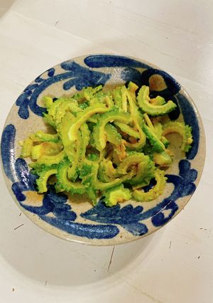 ぱぱっともう一品！ゴーヤのカレー粉炒め-レシピのメイン写真