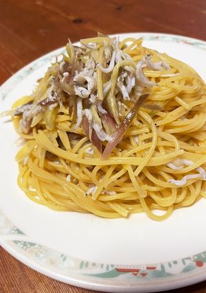 ミョウガとシラスのスパゲッティ-レシピのメイン写真