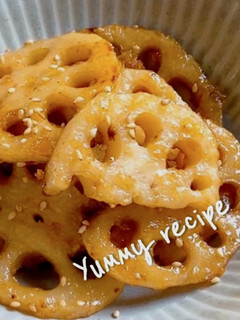 甘酢だれを絡めたレンコンの副菜-レシピのメイン写真