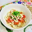 ツナトマうどん♪