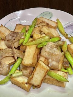 厚揚げと豚バラ肉のオイスターソース炒め-レシピのメイン写真