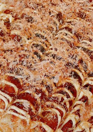 超節約♪たこ焼き粉でもやしのお好み焼き-レシピのメイン写真