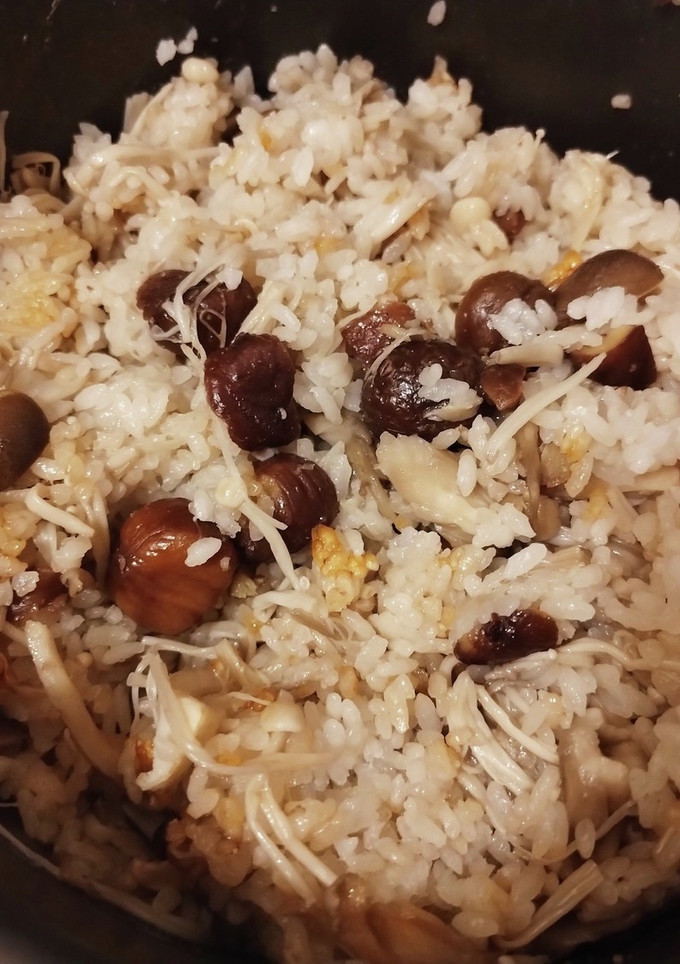 栗きのこご飯-レシピのメイン写真