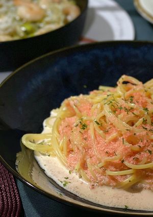超簡単♡たらこクリームパスタ-レシピのメイン写真