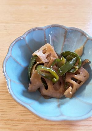 【副菜】れんこんとピーマンのきんぴら-レシピのメイン写真