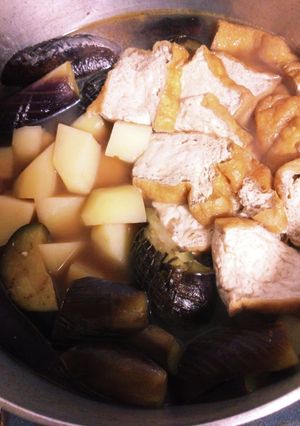 茄子、じゃがいも、あげ煮-レシピのメイン写真