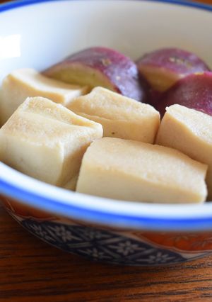 高野豆腐とさつまいものコンソメバター煮-レシピのメイン写真
