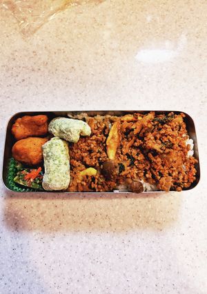 高校生弁当覚え書き221ドライカレー-レシピのメイン写真