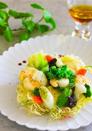 鳥の巣そうめんの海鮮あんかけ-レシピのメイン写真