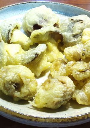 天ぷら　茸の味、香り、食感の食べ比べ-レシピのメイン写真