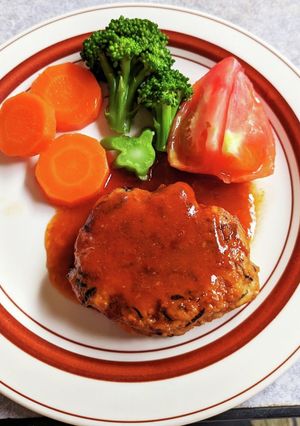 煮込みハンバーグ-レシピのメイン写真