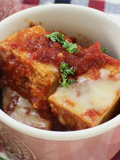 簡単ヘルシー*厚揚げのチーズトマト煮-レシピのメイン写真