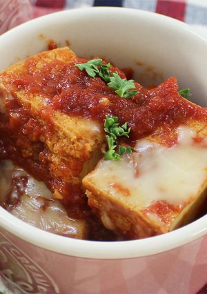 簡単ヘルシー*厚揚げのチーズトマト煮-レシピのメイン写真