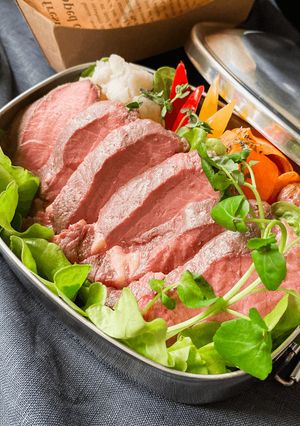 57℃ 牧草牛のローストビーフ弁当-レシピのメイン写真