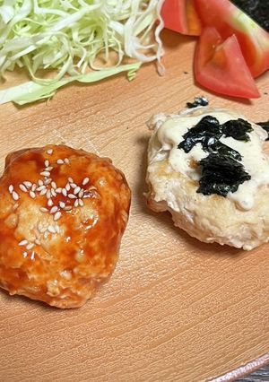 私の家のヤンニョムつくね・明太マヨつくね-レシピのメイン写真