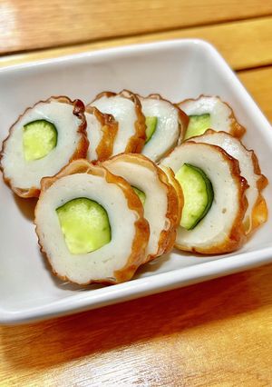 ちくわきゅうり　隙間のない入れ方　その①-レシピのメイン写真