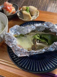 鮭のホイル焼き(柚子胡椒マヨ)-レシピのメイン写真