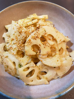 柚子胡椒のれんこんきんぴら-レシピのメイン写真