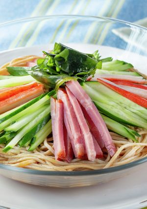低糖質 大豆麺でつくる冷やし中華-レシピのメイン写真