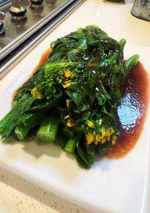 菜の花のオイスターソースがけ-レシピのメイン写真