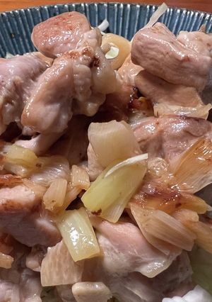 お家焼き鶏♡鶏もも肉のガーリックソテー-レシピのメイン写真