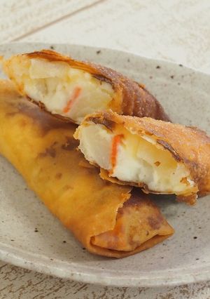 チーズポテト春巻き-レシピのメイン写真