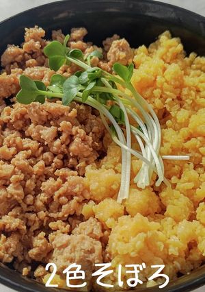 2色そぼろ-レシピのメイン写真