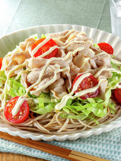 低糖質 大豆麺でしゃぶしゃぶサラダ-レシピのメイン写真