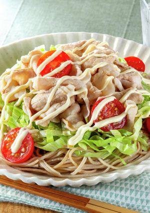低糖質 大豆麺でしゃぶしゃぶサラダ-レシピのメイン写真