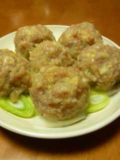 大好物♪はんぺん入り♪シュウマイ風肉団子-レシピのメイン写真