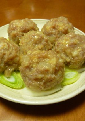 大好物♪はんぺん入り♪シュウマイ風肉団子-レシピのメイン写真