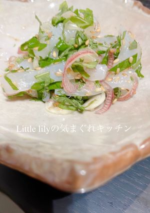イカ刺しの小鉢-レシピのメイン写真