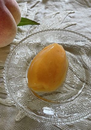 桃のソルベ-レシピのメイン写真
